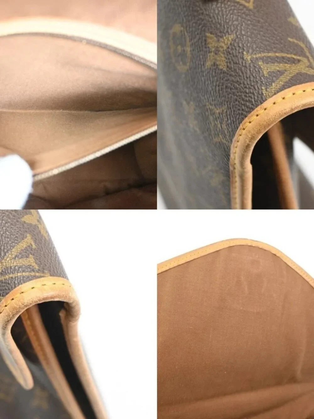 LOUIS VUITTON Beverly 2Way Hand Bag Briefcase Monogram Leather